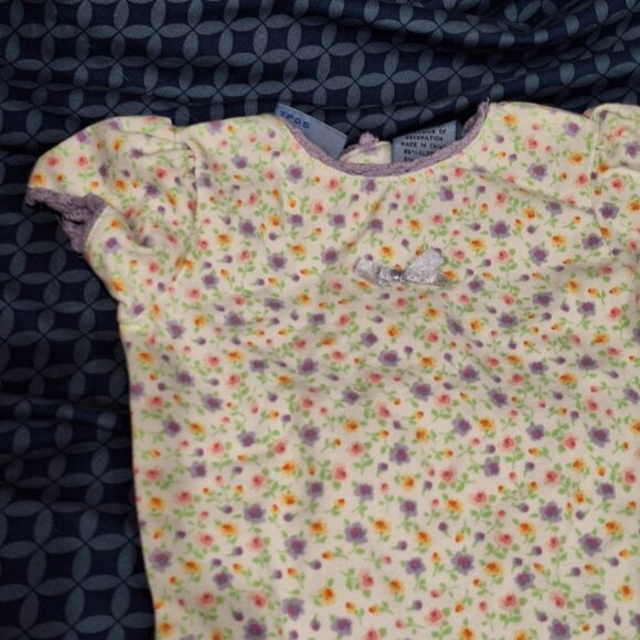 koala kids onesie 0-3 months purple flowers - Picture 2 of 10